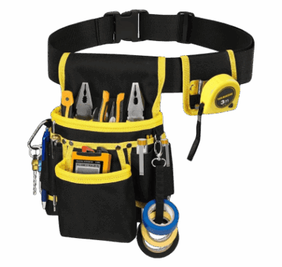 Tool Belt, UUP Magnetic Tool Pouch with 26 Pockets, Heavy Duty Tool Belts for Men,Utility