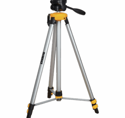 DEWALT Laser Level Tripod, ¼ x 20 Thread Mount, Collapsible Legs, Non-Skid Feet, Carrying Pouch.