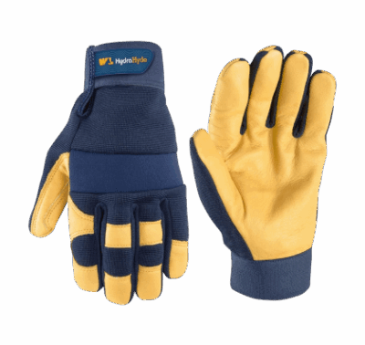 Wells Lamont Men's Leather Palm Work Gloves | Heavy Duty, Form Fitting for Improved